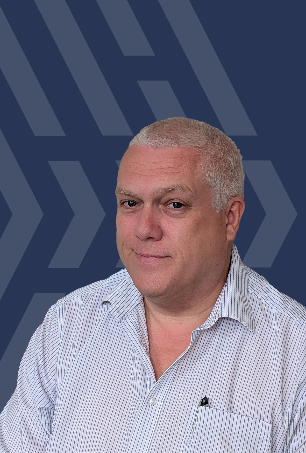 Photograph of Richard Bull, Hythe Engineering's newly promoted Director of Quality, Health, Safety and Environment (QHS&E)