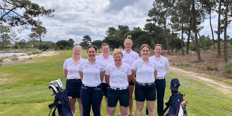 Royal Navy Ladies golf team in Troia