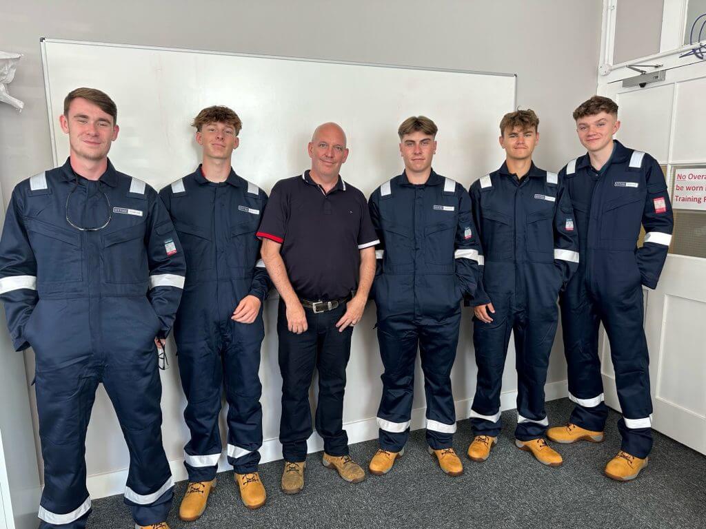 five new Hythe apprentices with distinct backgrounds