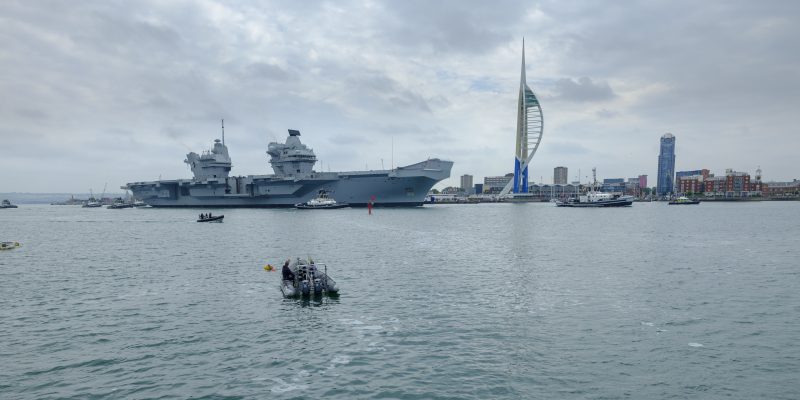 HMS QUEEN ELIZABETH - the Royal Navys newest and largest ever warship