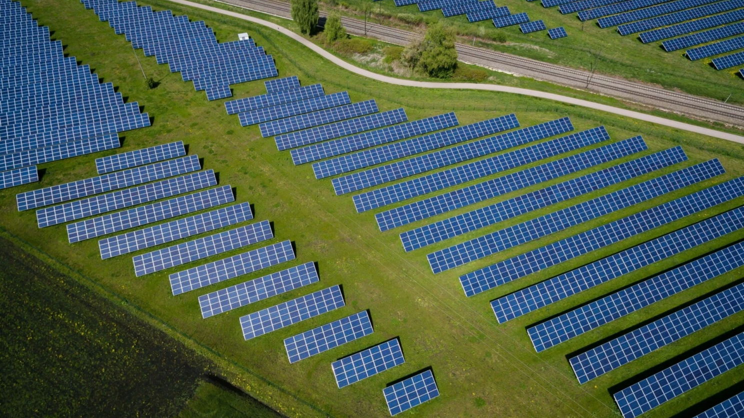 Renewable energy solar farm in the UK for renewable engineering newsletter