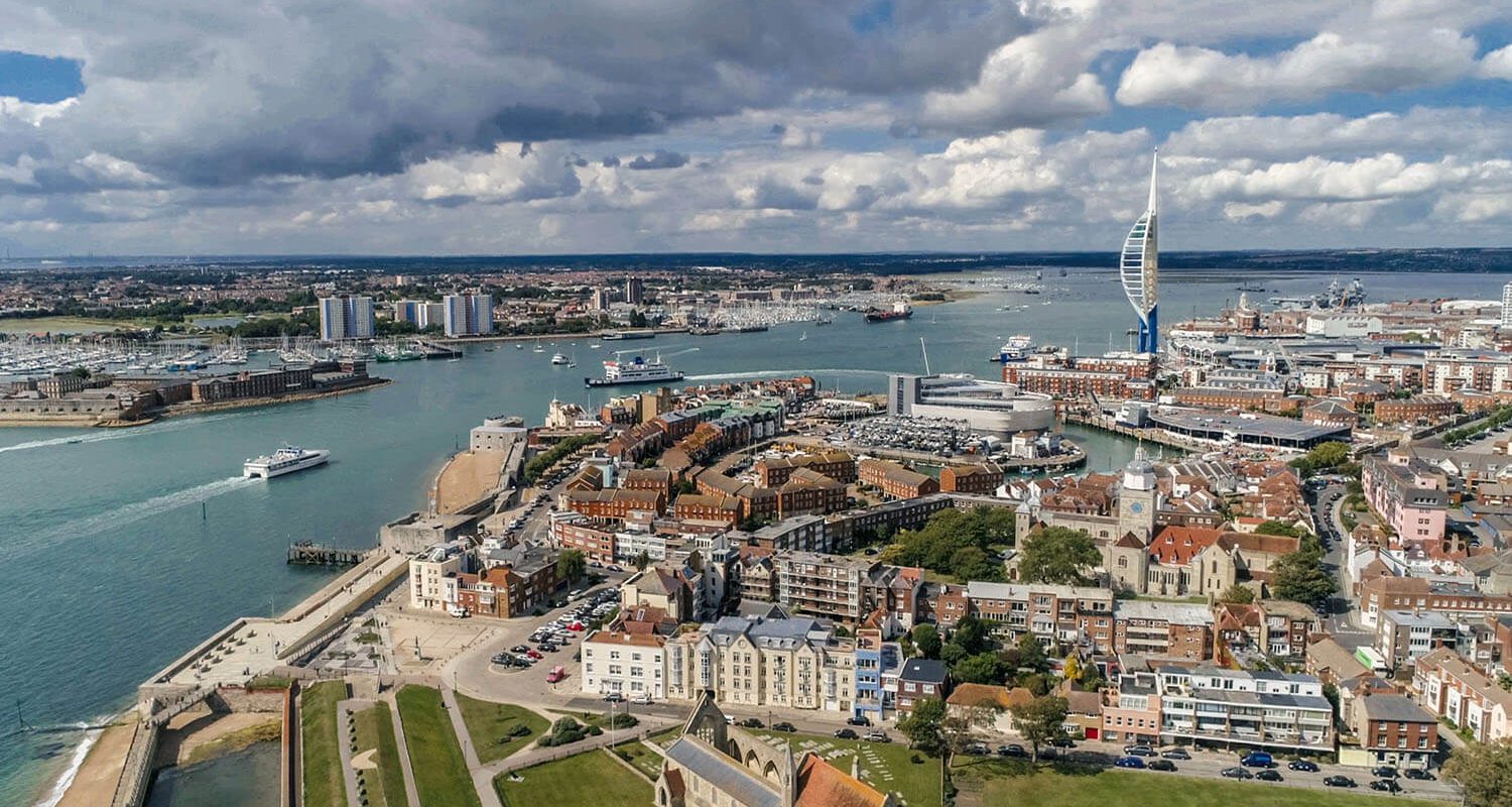 portsmouth city shipping and quays