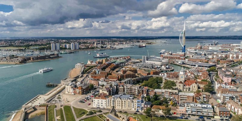 portsmouth city shipping and quays